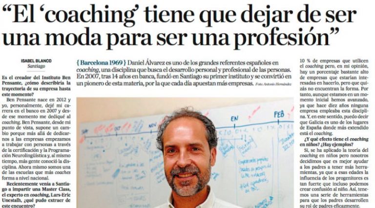 El Coaching tiene que dejar de ser una moda para ser una profesión - Daniel Álvarez Lamas